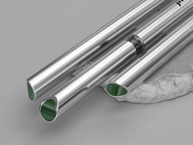 雙頭兩用眉筆空管包材注塑加工 雙頭兩用眉筆空管包材注塑加工