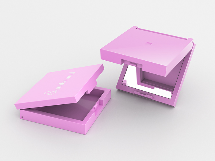 空方形高光腮紅粉盒包裝定制 空方形高光腮紅粉盒包裝定制