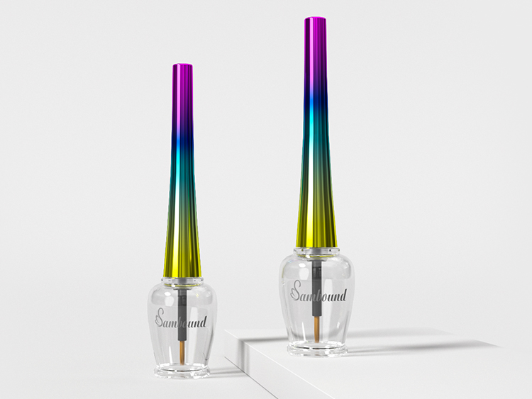 漸變色眼線增長液空瓶注塑加工 漸變色眼線增長液空瓶注塑加工