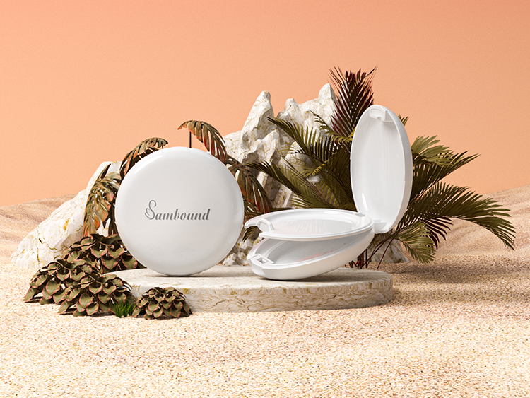 化妝品的包裝粉餅盒注塑 化妝品的包裝粉餅盒注塑